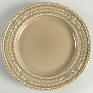 JULISKA LE PANIER retired large Charger Plate 13.5" NEW almond Discontinued